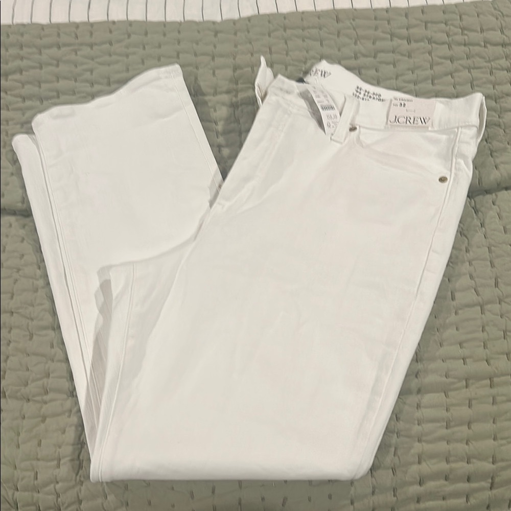 J. Crew White ‘96 Straight Leg Jeans Classic Style